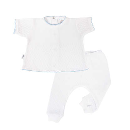 Paty Knit Short Sleeve Legging Set