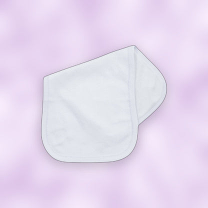 Premium Picot Trim Burp Cloth