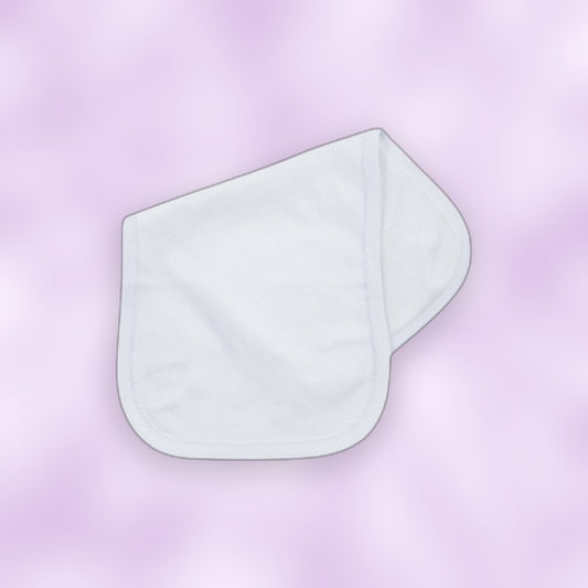 Premium Picot Trim Burp Cloth