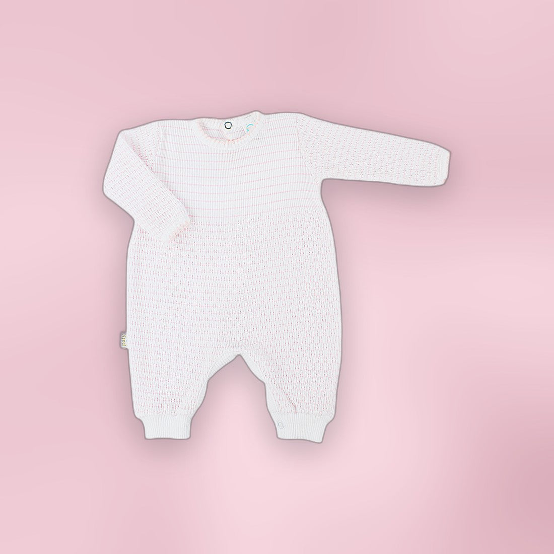 Paty Knit Pinstripe Romper