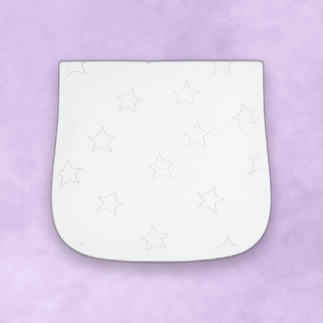 Stars Print Burp Cloth