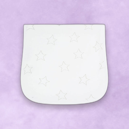Stars Print Burp Cloth