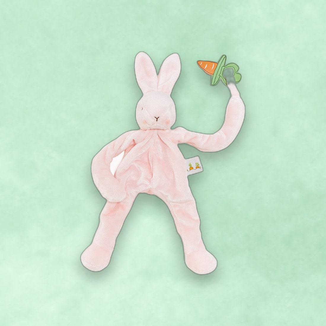 Blossom Bunny with pacifier loop