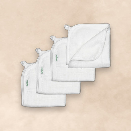 Organic Cotton Muslin Washcloth