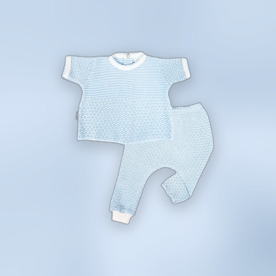 Paty Knit Short Sleeve Leggings Set