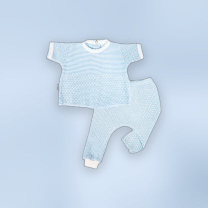 Paty Knit Short Sleeve Leggings Set