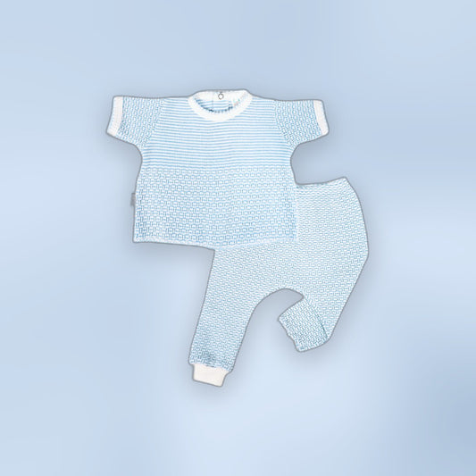Paty Knit Short Sleeve Leggings Set